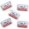 Big Dot of Happiness Stars and Stripes - Mini Candy Bar Wrapper Stickers - Memorial Day, 4th of July & Labor Day USA Patriotic Small Favors - 40 Count